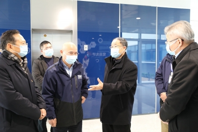 2022年1月13日，浙江省委常委、政法委書記王昌榮走訪海寧天通泛半導(dǎo)體產(chǎn)業(yè)園