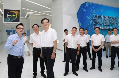 2020年6月16日時(shí)任浙江省委常委、統(tǒng)戰(zhàn)部部長熊建平蒞臨天通